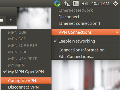 change vpn port linux